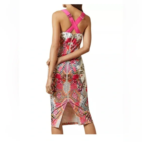 NWOT - Ted Baker Kloeey Strappy Bodycon Dress - US Size 6 - Picture 2 of 14